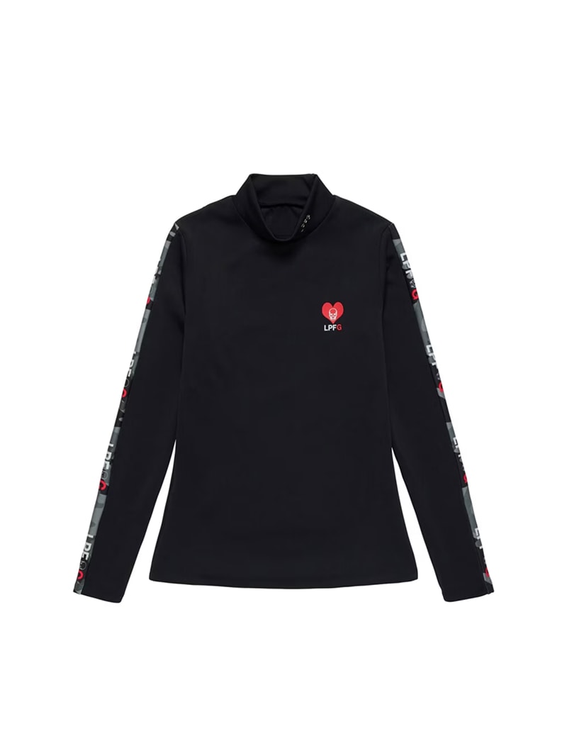 LPFG ウィメンズ 長袖モックネックシャツ カモフラージュバンド